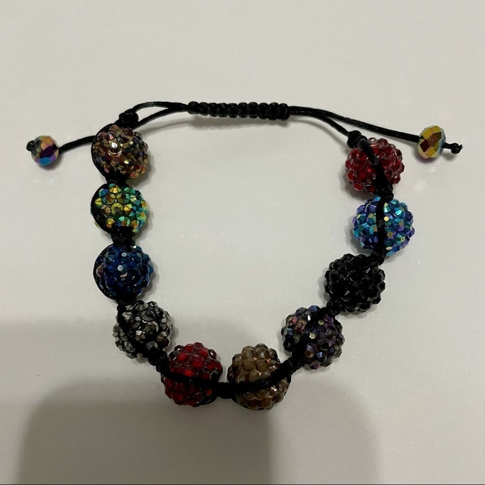 Multicolored Adjustable Fashion Bracelet - Picture 8 of 9